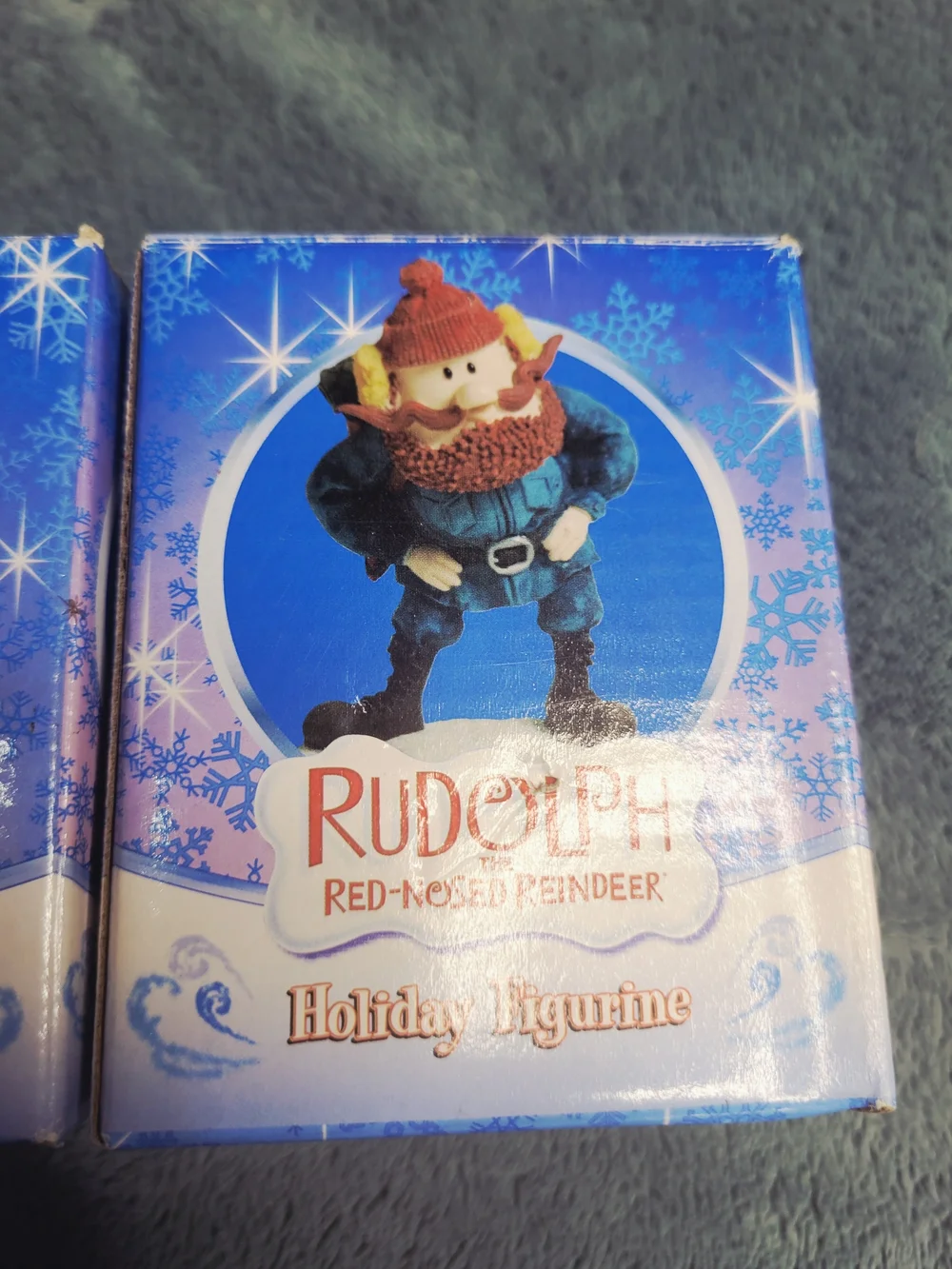 Vtg 2001 Enesco Rudolph Figurine Set - Bumble #857939 & Yukon #857904 NIB